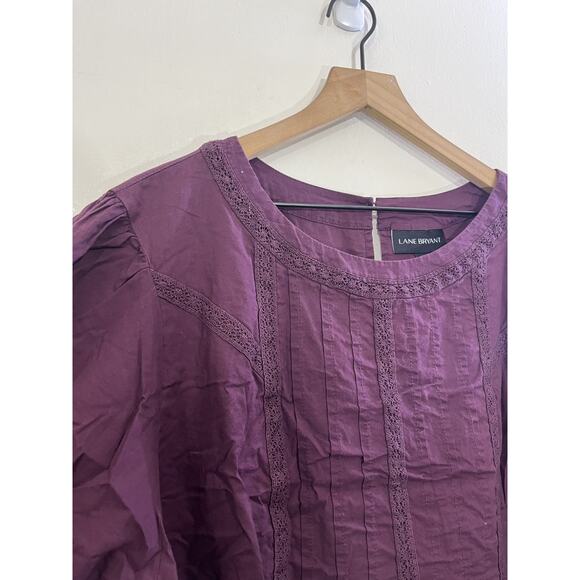 Cottagecore Victorian Inspired Romantic Boho Prairie Top 26 Edwardian Burgundy - Picture 3 of 15